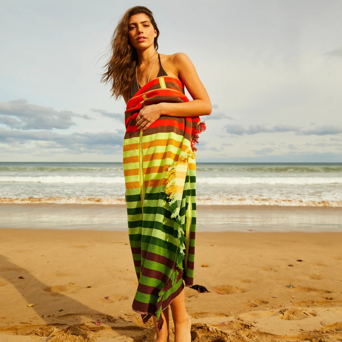 Sage & Clare Chiara Bath Sheet - Zest