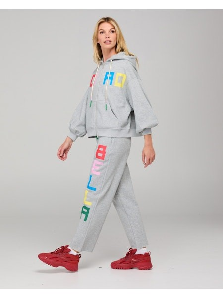 Boom Shankar Bella Track Pant - Grey Marle | Sterling Belle