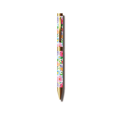 Gift Pen Set (3) Flowers Stationery Bright