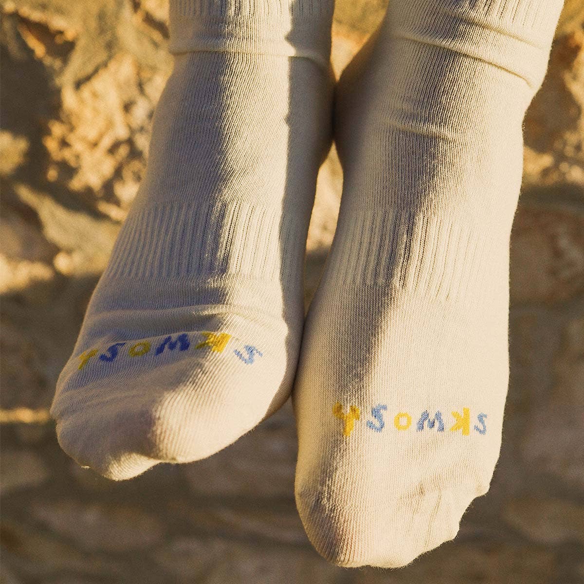 Skwosh Easy Tiger Socks in Multi Stripe: Multi Stripe / 6-10