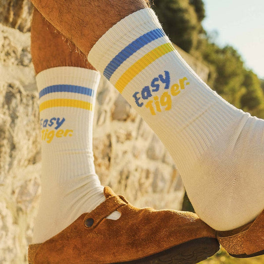 Skwosh Easy Tiger Socks in Multi Stripe: Multi Stripe / 6-10