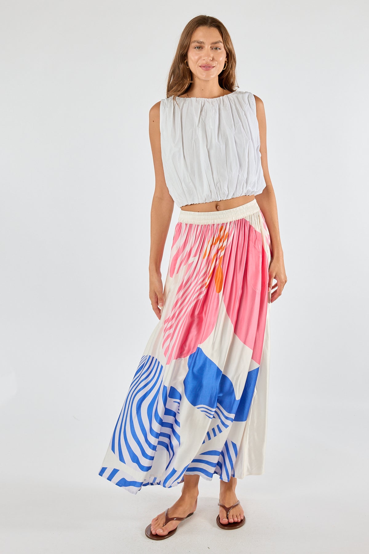 Itami Papillon Skirt White