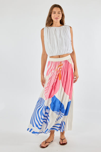 Itami Papillon Skirt White