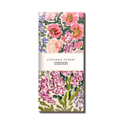 Magnetic Notepad To Do List Notebook Floral Gift For Her