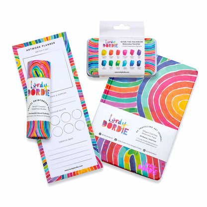 Lordy Dordie Neon Brights Watercolour Travel Palette Set