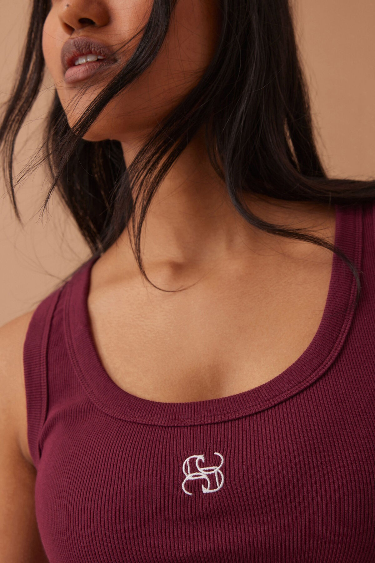 Wine Maroon Ceres Life Tank Top | Singlet