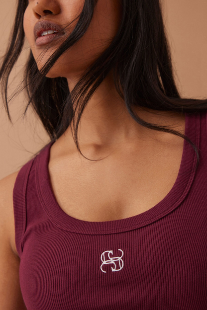 Wine Maroon Ceres Life Tank Top | Singlet