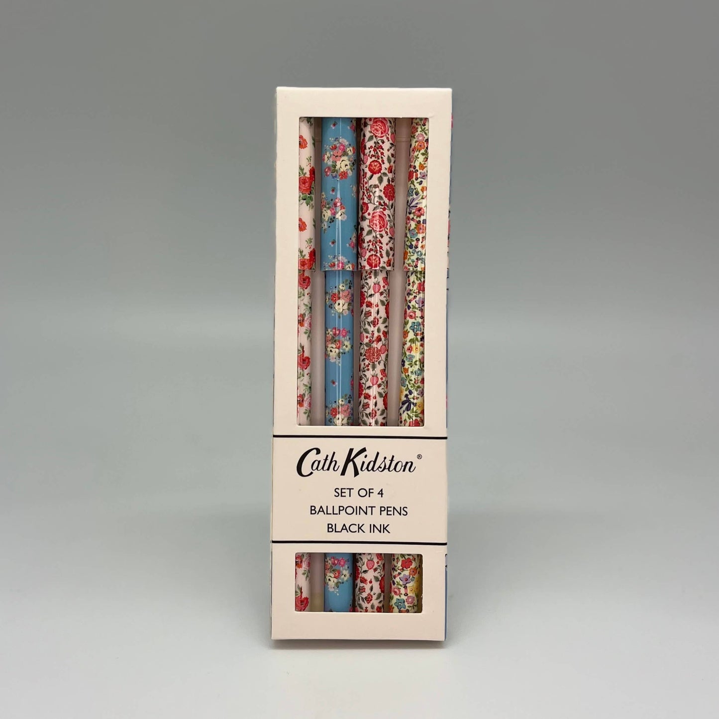 Cath Kidston Gift 4 Pens Stationery Flowers