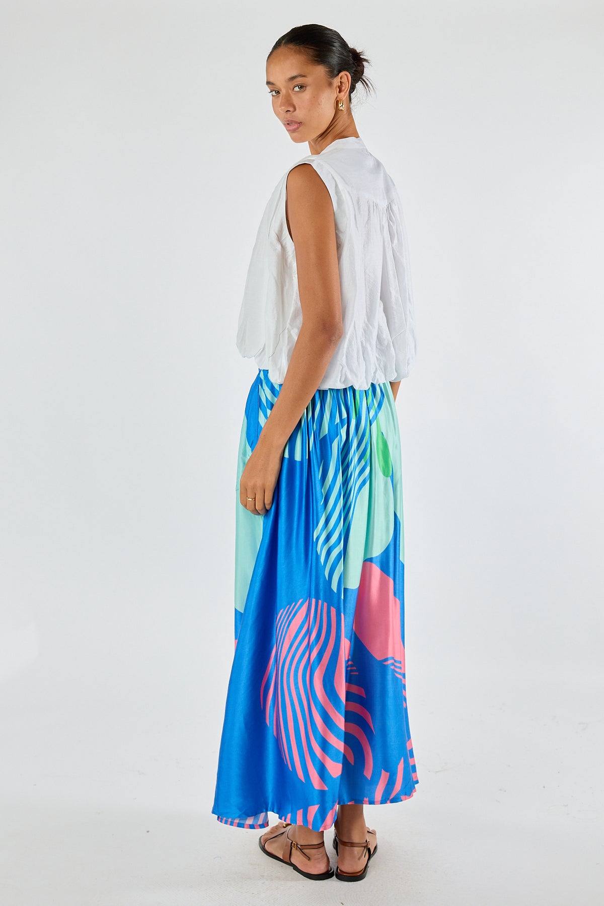 Itami Papillon Skirt Blue