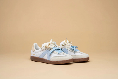 cream and blue sneakers Australia | Sterling Belle