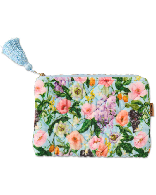 Kip and Co Spring In The Air Velvet Cosmetics Purse