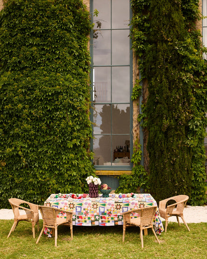 KIP AND CO Christmas Patchwork Tablecloth