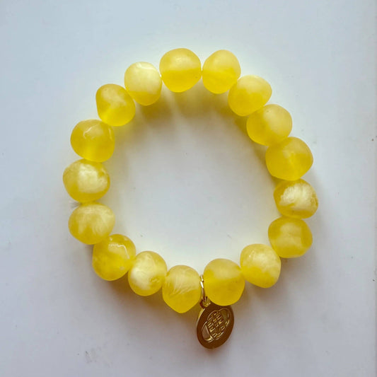 Greenwood Designs Marble rock bracelets: Lemon