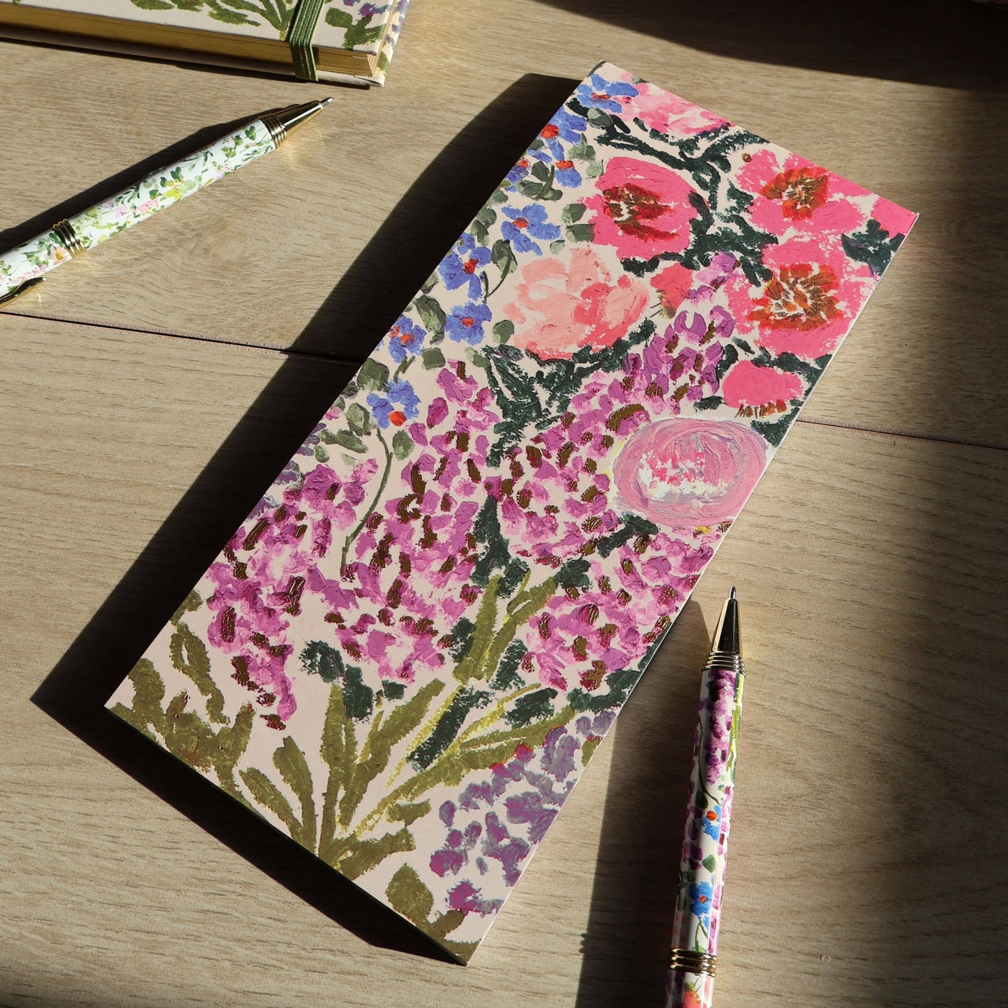 Magnetic Notepad To Do List Notebook Floral Gift For Her