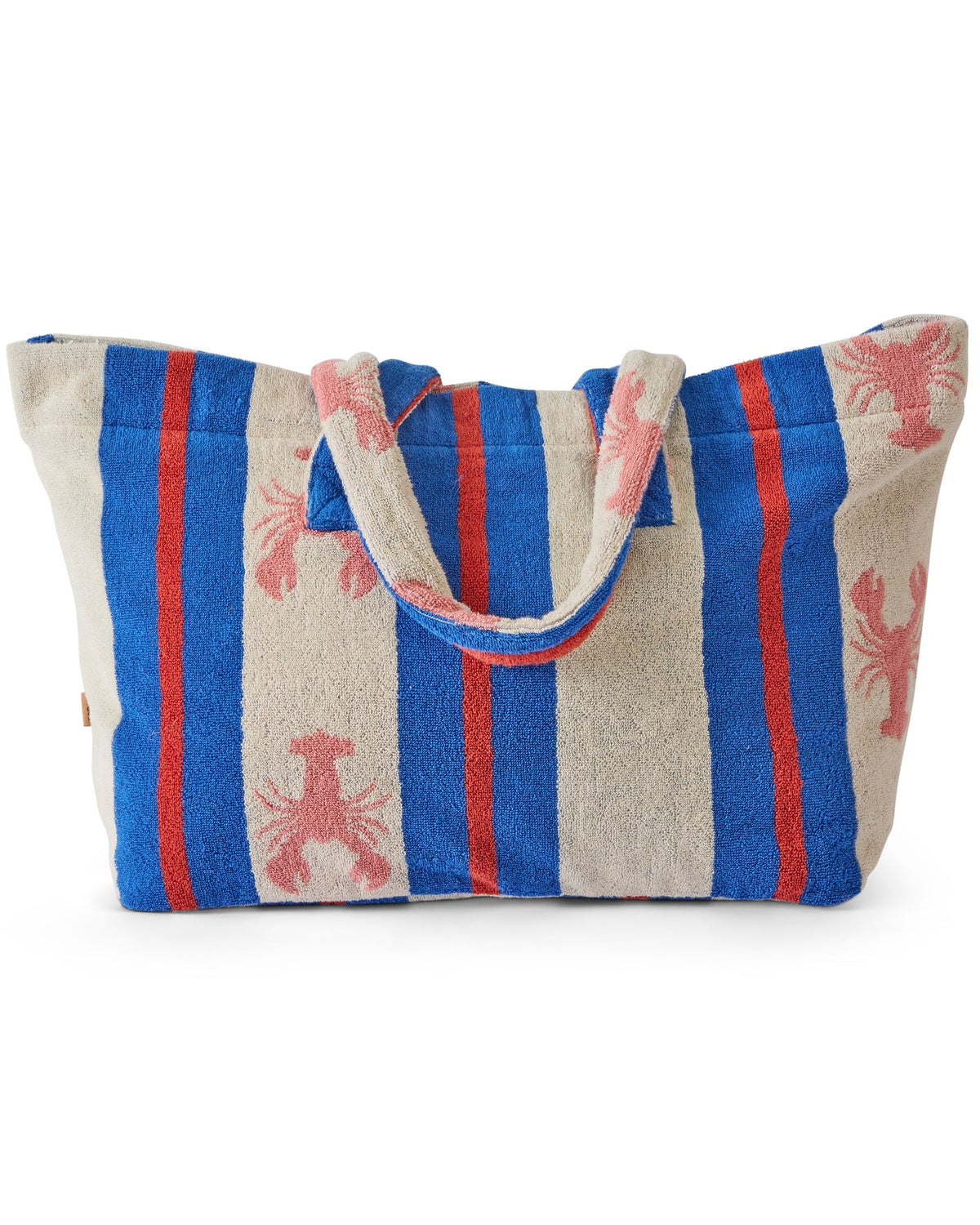Kip and Co Lobster Fan Club Terry Oversized Beach Bag