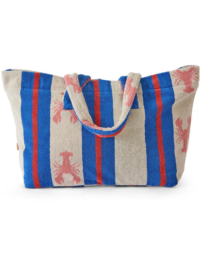 Kip and Co Lobster Fan Club Terry Oversized Beach Bag