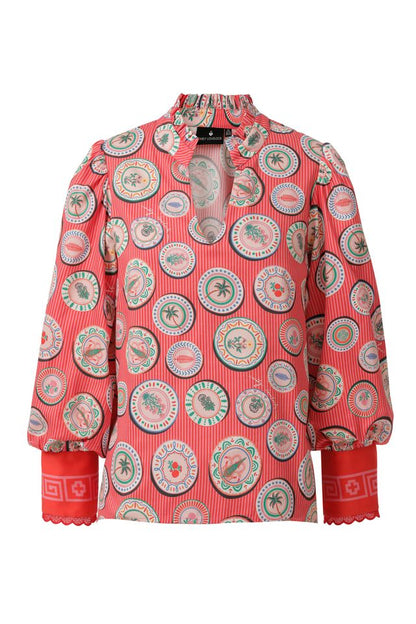 Emily Lovelock Hailey Blouse Flame Secret