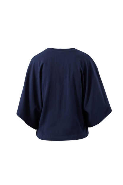Ceres Life Lucy Relaxed Sleeve Tee - True Navy