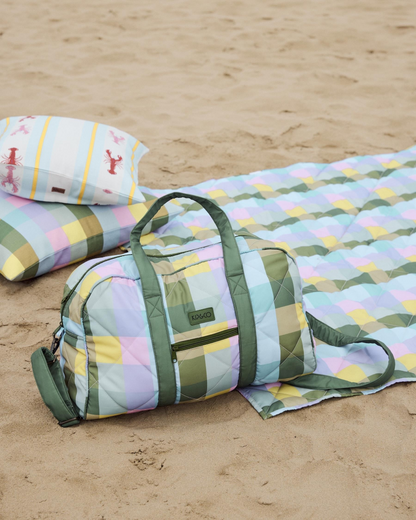 Kip and Co Sorbet Tartan Duffle Bag