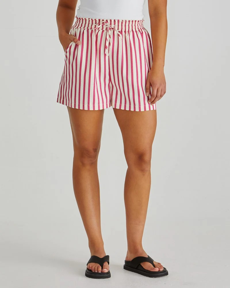 Sass Henri Short Pink Stripe