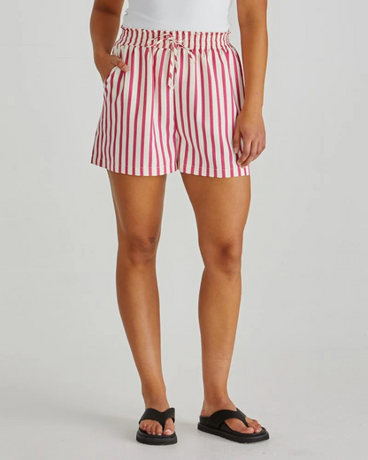 Sass Henri Short Pink Stripe