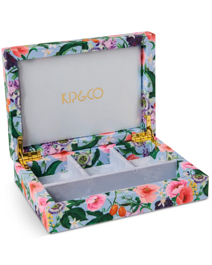 Kip and Co Spring In The Air Velvet Jewellery Box Small