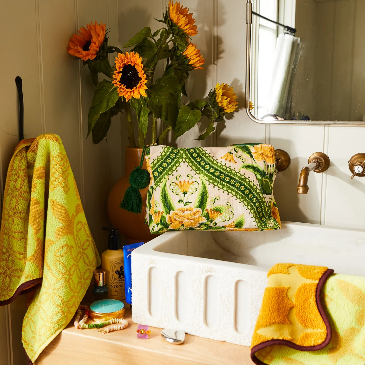 Sage and Clare Margaret Cosmetic Bag