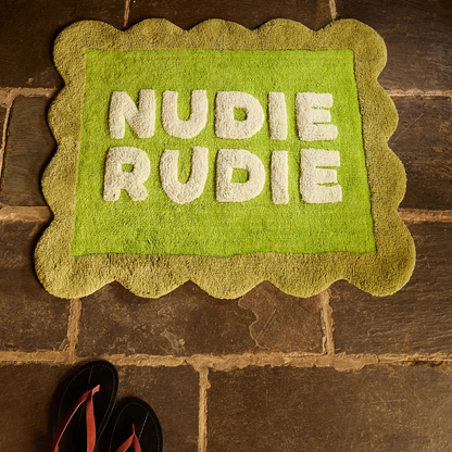 Sage & Clare Romy Nudie Bath Mat - Cactus Green