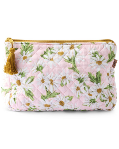Kip and Co Sweet Daisy Quilted Cotton Toiletry Purse