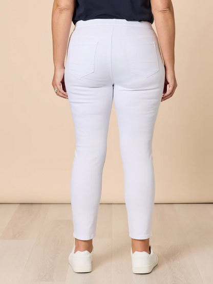 Threadz Chicago Slim Leg Jean - White