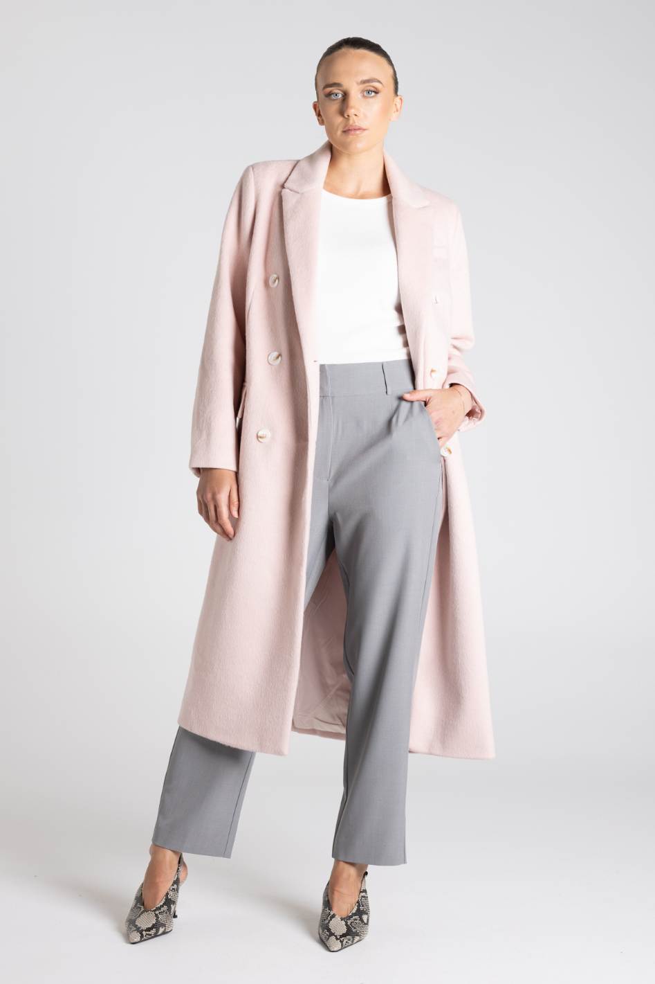 Two T's Madison Coat - Pink