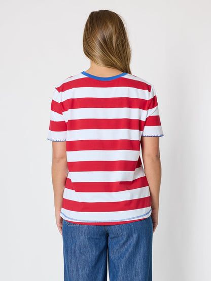 Threadz Rhode Island Stripe Tee - 2 Colours