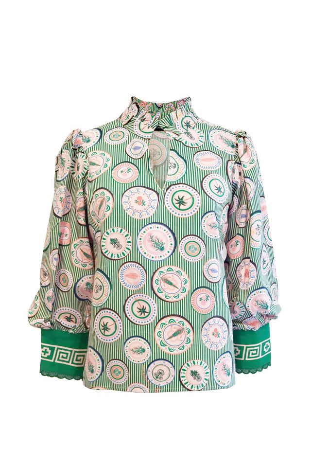 Emily Lovelock Hailey Blouse Jelly Bean