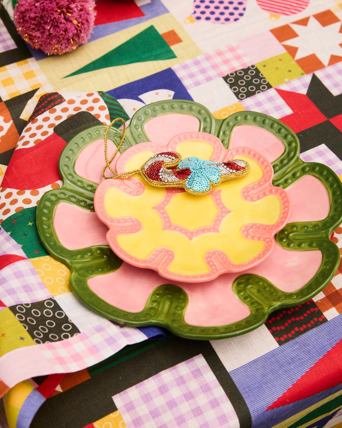 Kip and Co Christmas Patchwork 4P Napkin Set