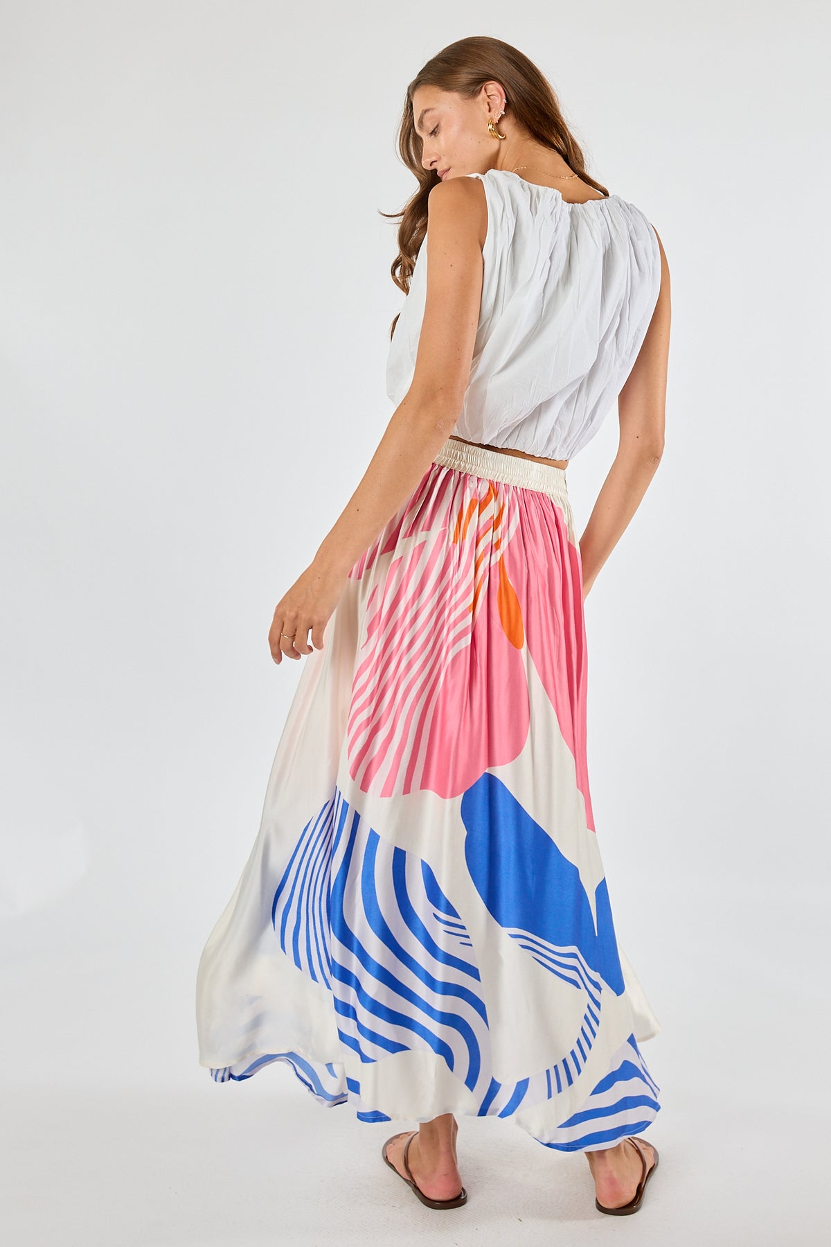 Itami Papillon Skirt White