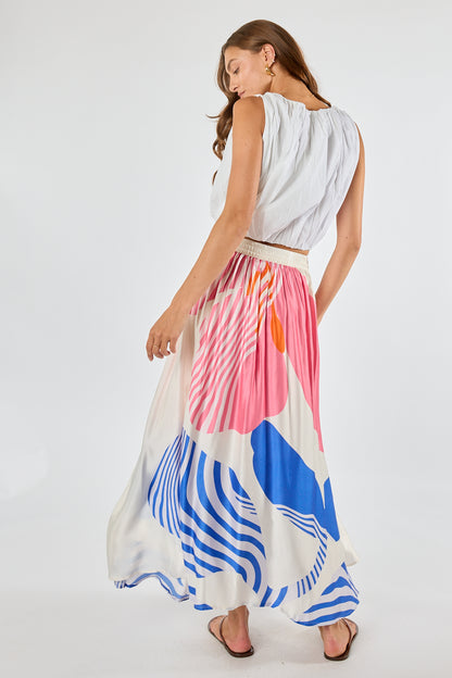 Itami Papillon Skirt White