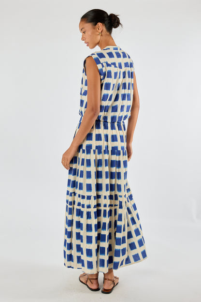 Itami Bloc Skirt - Blue