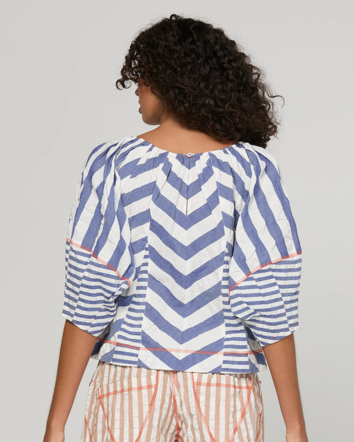 Boom Shankar Lucia Top - Ocean Stripe