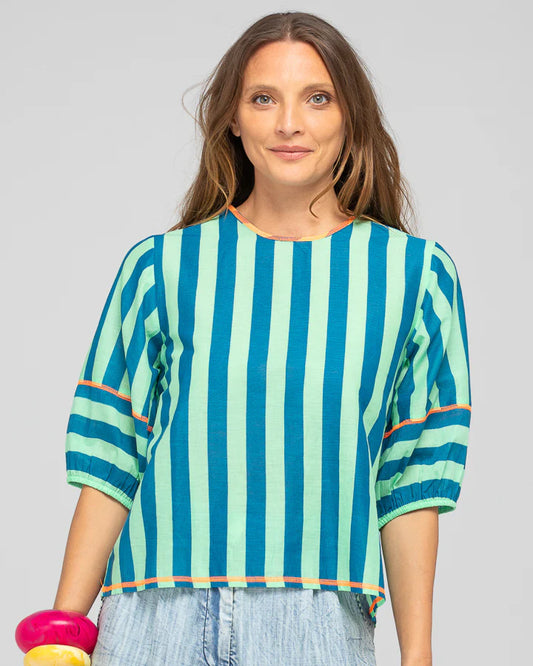 Boom Shankar Ava Top Capri Green