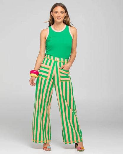 Boom Shankar Sana Pant Capri Peach