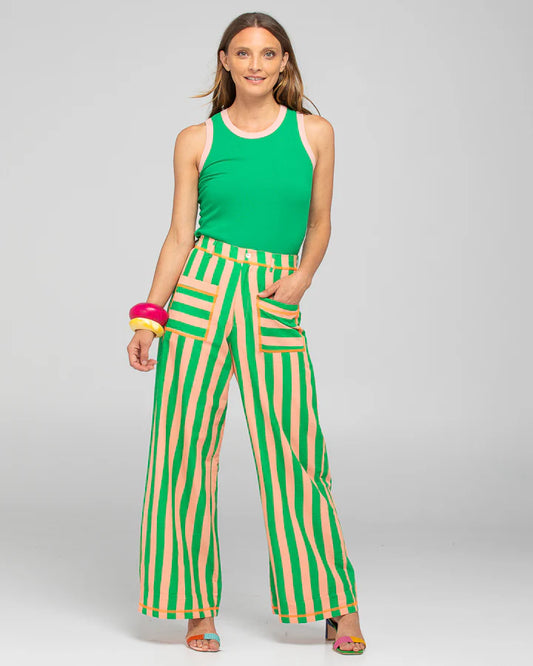 Boom Shankar Sana Pant Capri Peach