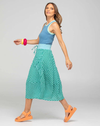 Boom Shankar Guru Skirt - Green