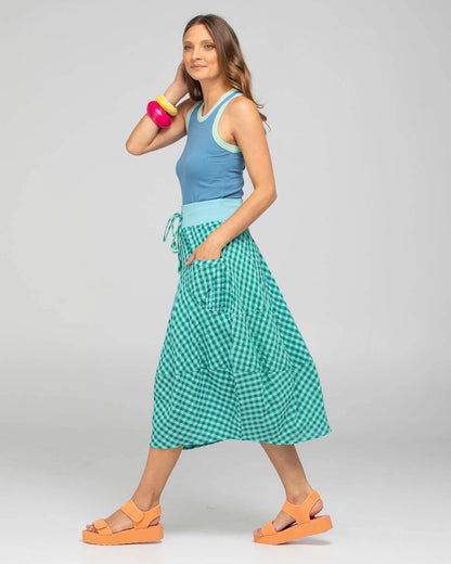 Boom Shankar Guru Skirt - Green