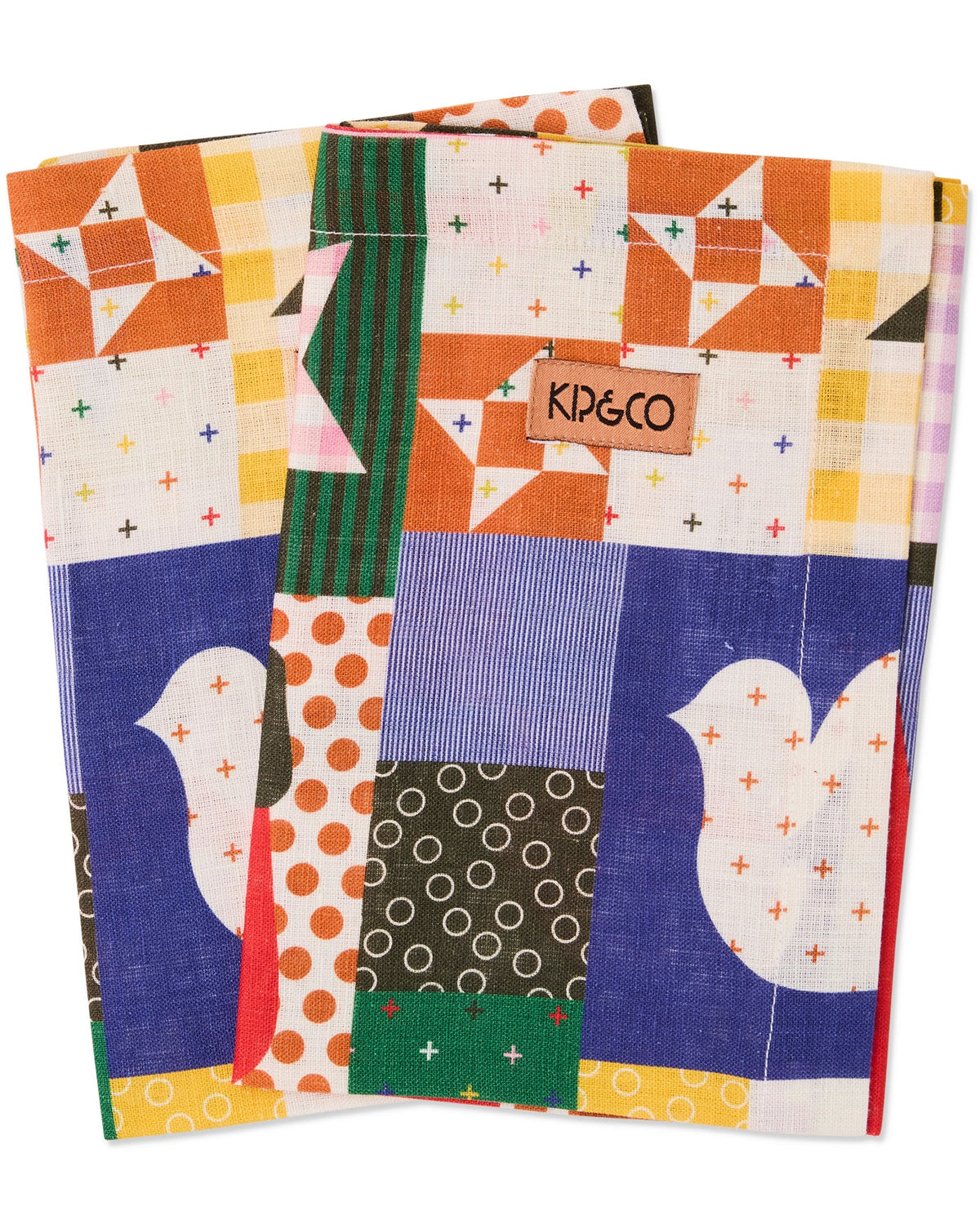 Kip and Co Christmas Patchwork 4P Napkin Set