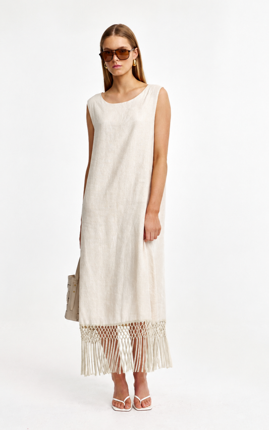 Kinney the Label Gala Dress in Stone | Sterling Belle Australia