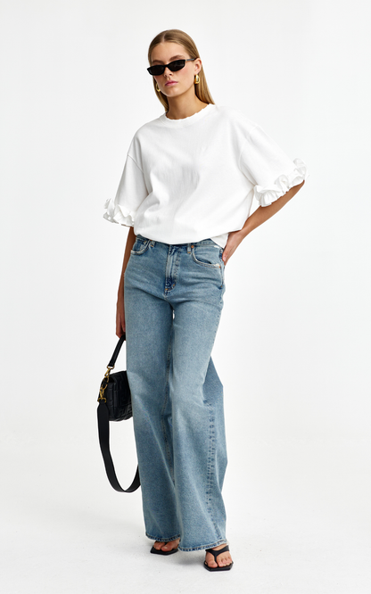 Kinny Raffa Tee - Ivory