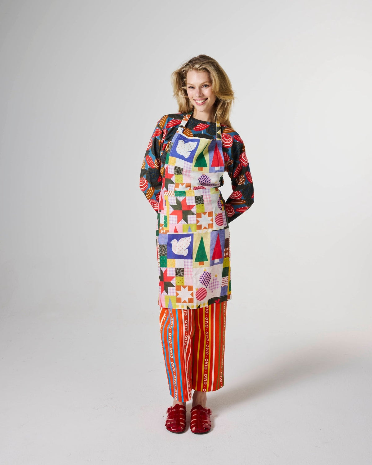 Kip and Co Christmas Patchwork Apron