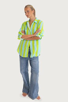 Hut and Co Lunch With Me Boyfriend Linen Shirt
