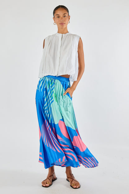 Itami Papillon Skirt Blue
