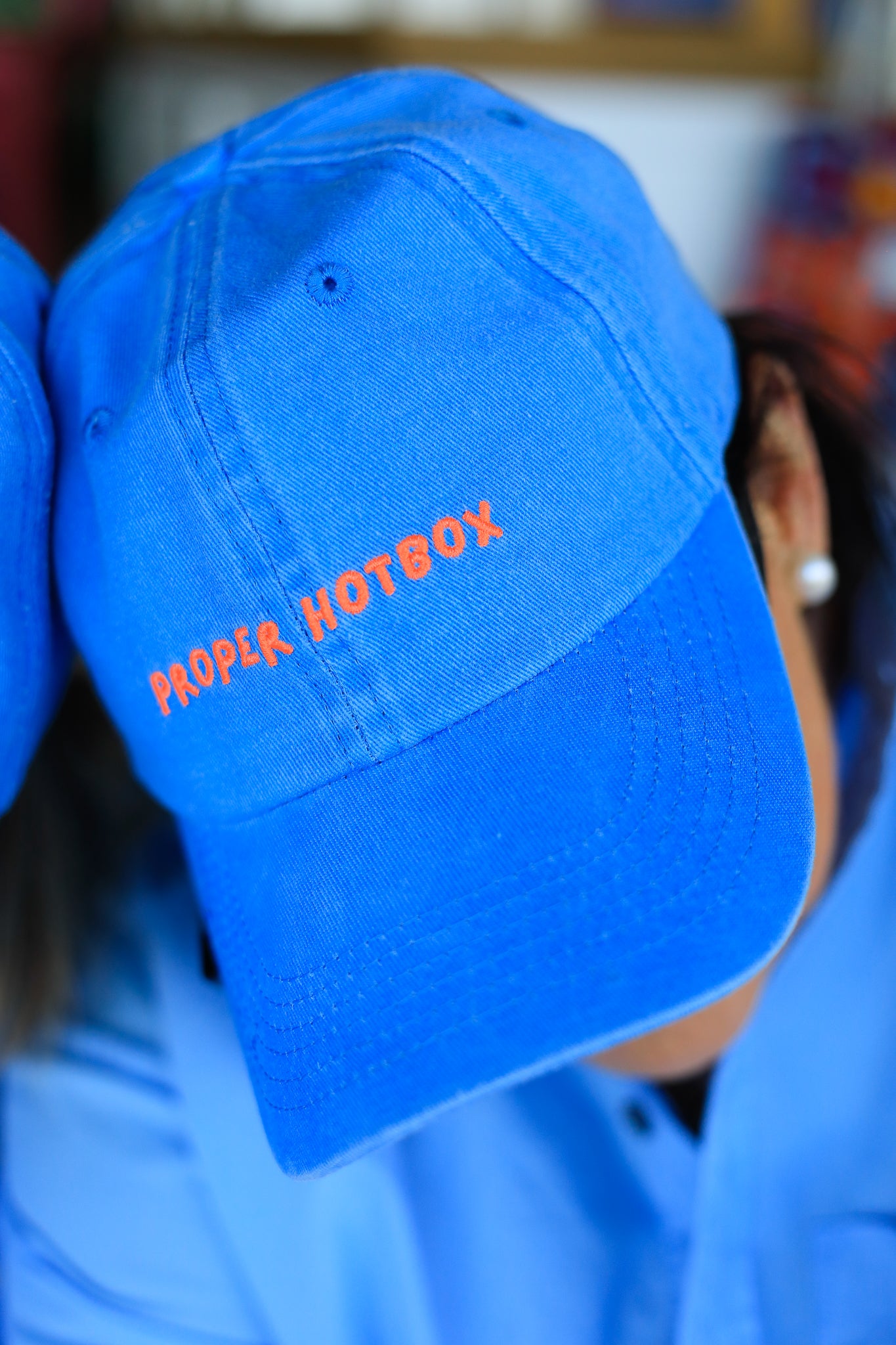 Sterling Belle Proper Hotbox Cap Blue with Neon Orange